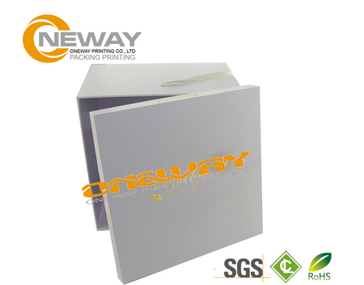 Tuck Top White Corrugated Flower Paper Box For New Year'S Gift