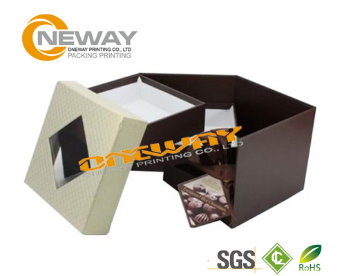 Custom Printed Gift Boxes , Provide OEM/ODM Service Pink Cylinder Gift Box For Candy / Chocolate