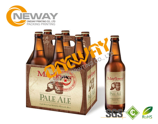 Disposable Custom Printed Product Boxes Paper Cardboard Shipping Boxes for Beer Bottle