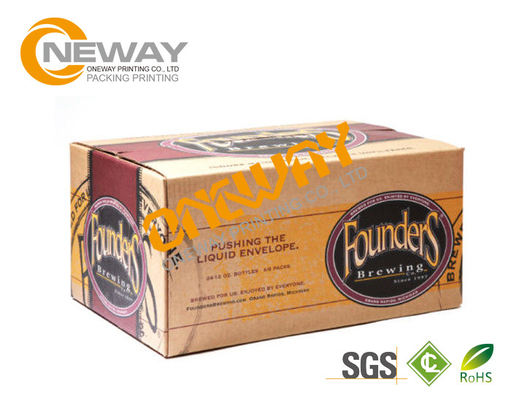 Disposable Custom Printed Product Boxes Paper Cardboard Shipping Boxes for Beer Bottle