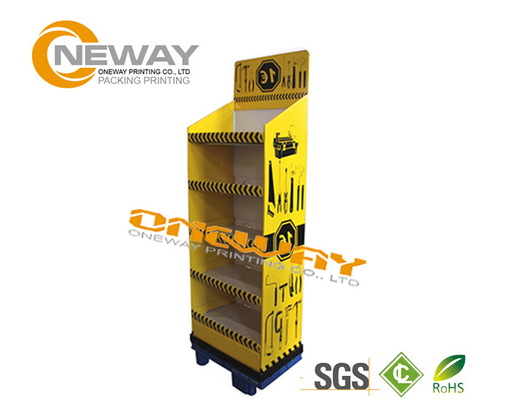 Glossy Printed Cardboard Display Stands for Promotion Trade Show