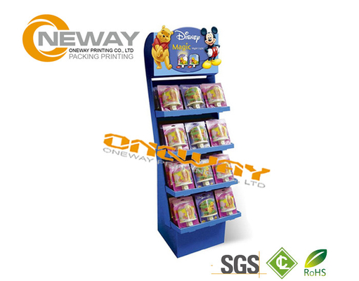 Professional Supply Popular Pop Up Cardboard Display Stands 5 layers