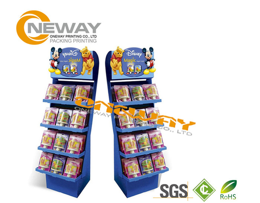 Professional Supply Popular Pop Up Cardboard Display Stands 5 layers