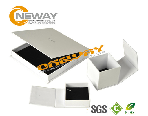 Clear Custom Printed Cosmetic Boxes / Cardboard Gift Boxes With Lids