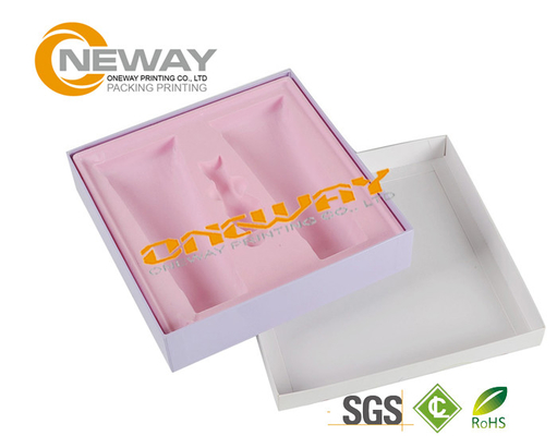 Clear Custom Printed Cosmetic Boxes / Cardboard Gift Boxes With Lids