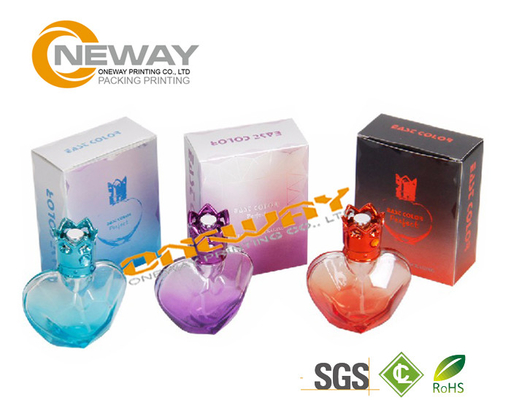 Hot Stamping Gift Set Paper Cosmetic Packaging Boxes Custom Printing