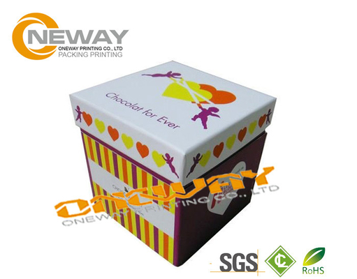 Custom Flat Pack Gift Packaging Boxes , Chocolate Packaging Boxes For Gift