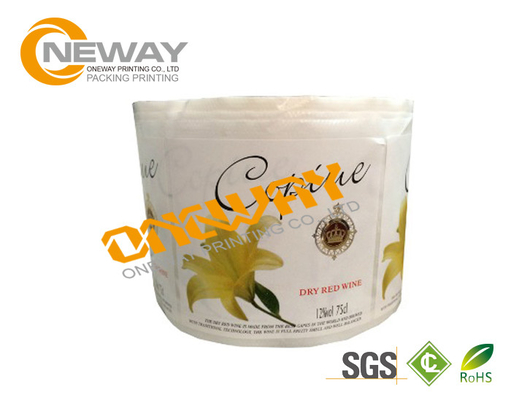 Self - Adhesive Security Custom Label Tags With Paper / Uv Fiber