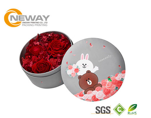 Lovely Custom Gift Flower Paper Box CMYK / Pantone Color for Girl Friend