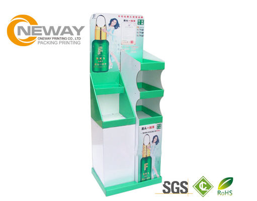 Show Beauty Paper Cardboard Display Stands / Gift cardboard pop displays With Pockets