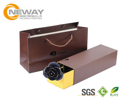Flower Gift Box Full Color Printing Wholesale Fackaging Flower Paper Cube