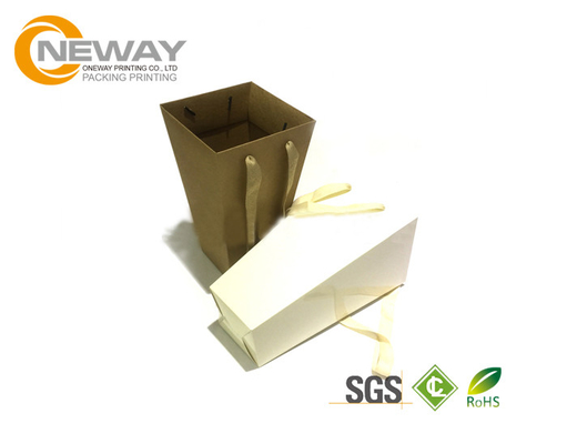Flower Gift Box Full Color Printing Wholesale Fackaging Flower Paper Cube