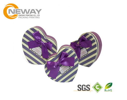 Fashion Rectangle Embossing Printing Flower Paper Box With Lids