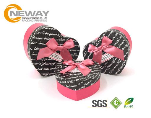 Fashion Rectangle Embossing Printing Flower Paper Box With Lids