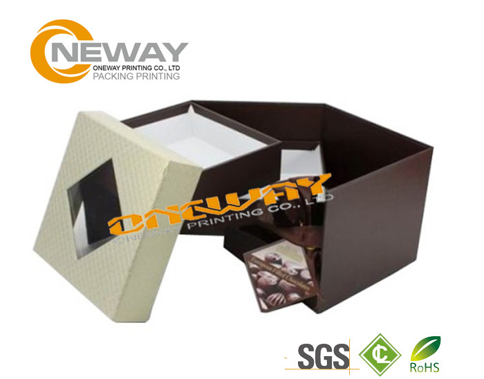 Custom Printed Gift Boxes , Provide OEM/ODM Service Pink Cylinder Gift Box For Candy / Chocolate