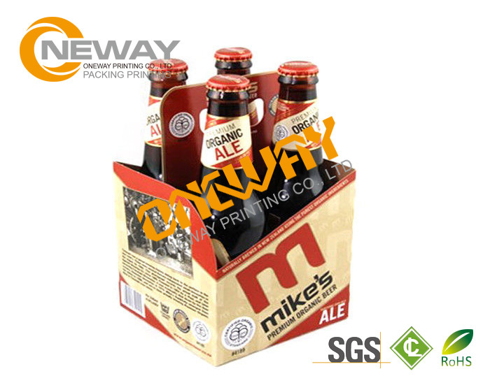 Disposable Custom Printed Product Boxes Paper Cardboard Shipping Boxes for Beer Bottle